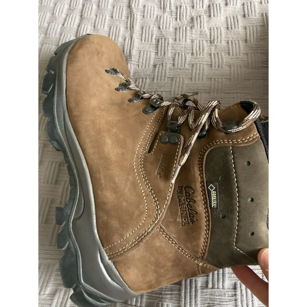 Cabelas by Meindl Gore-Tex Boots Mens 11.5 EE Wide Leather Hiking Germany